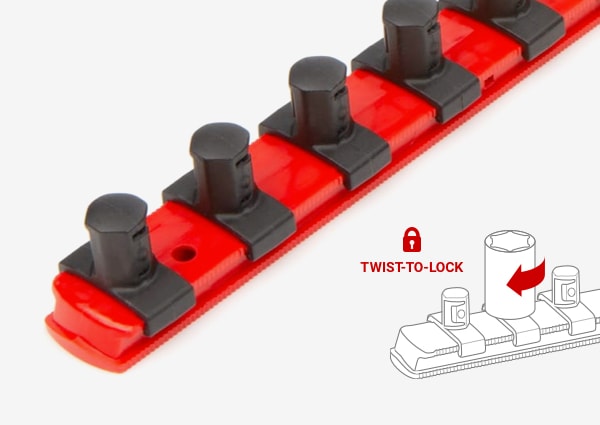 Red Socket Rail